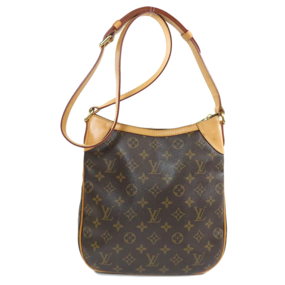 Louis Vuitton Odeon Shoulder Canvas Bag Monogram Brown
